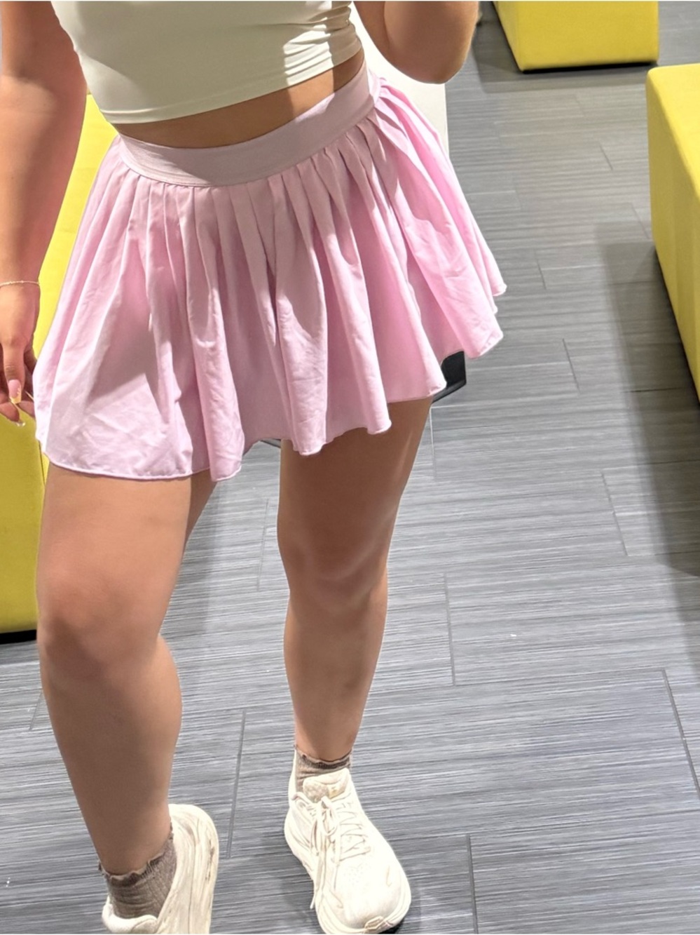 Light Pink Flared Circle Skirt for Women